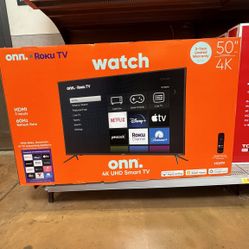 50” Onn Smart 4k LED Uhd Tv 