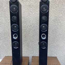 Pair Of Speakers Tower Speakers 