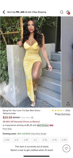 Fashion Nova Dying For Your Love Tie Dye Dress