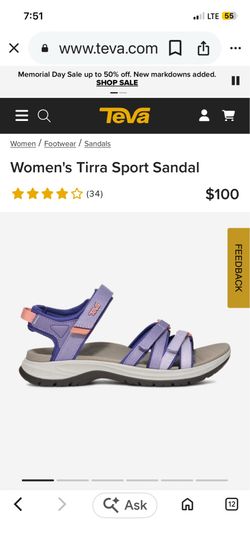 TEVA sport sandal women’s 8.5