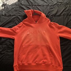  Cotton Fleece Logo Embroidered Oversized Fit Hoodie