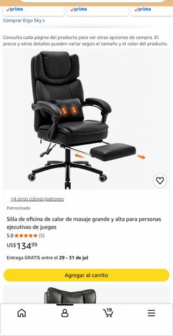 CHAIRKER Big and Tall Massage Office Chair