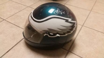 '09 Vinny Curry signed Eagles Motorcycle Helmet for Sale in Philadelphia,  PA - OfferUp