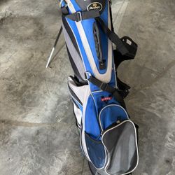 Mac Gregor golf Stand Bag - Blue & Gray