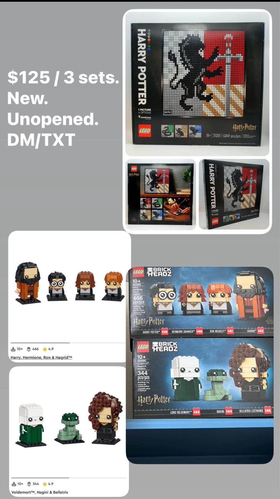 Harry potter lego Sets