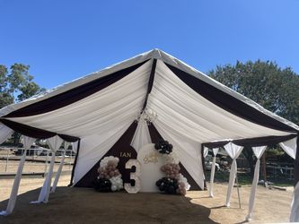 20x20 Canopy Draping 