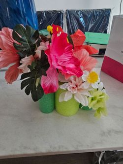 Luau/Hawaiian Party Centerpieces