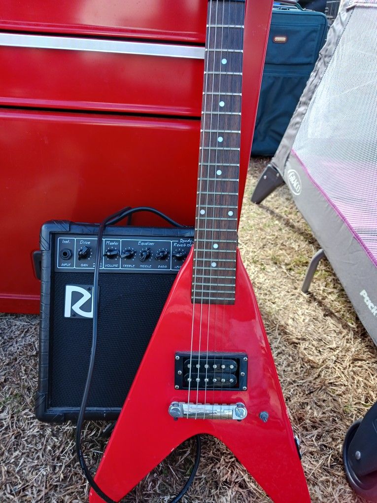 Guitarra Con Bocina