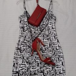 Black and White Party Dress
