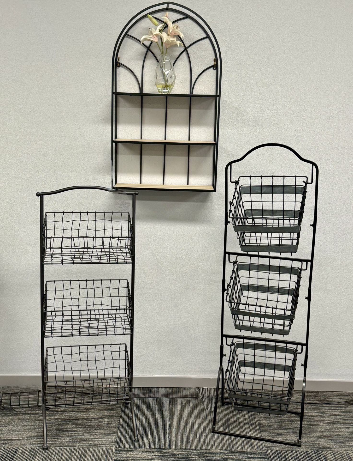 Retail Merchandiser Shelve & Basket set