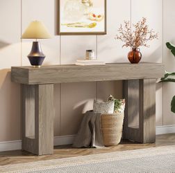 Brand new Tribesigns 63-Inch Modern Wooden Sofa / Console Table