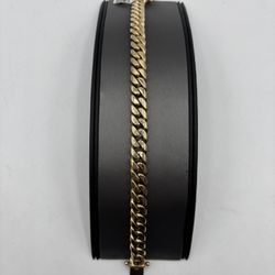 Gold Cuban Chain Bracelet 