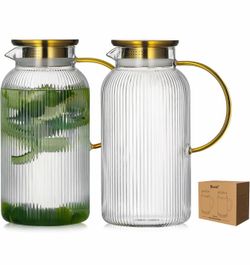 2 pack glass pitchers