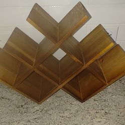 Threshold Acacia Wood 8-Bottle Wine Rack