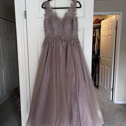 Purple Pastel Prom Dress