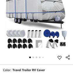 Kayme 300D Oxford Travel Trailer RV Cover