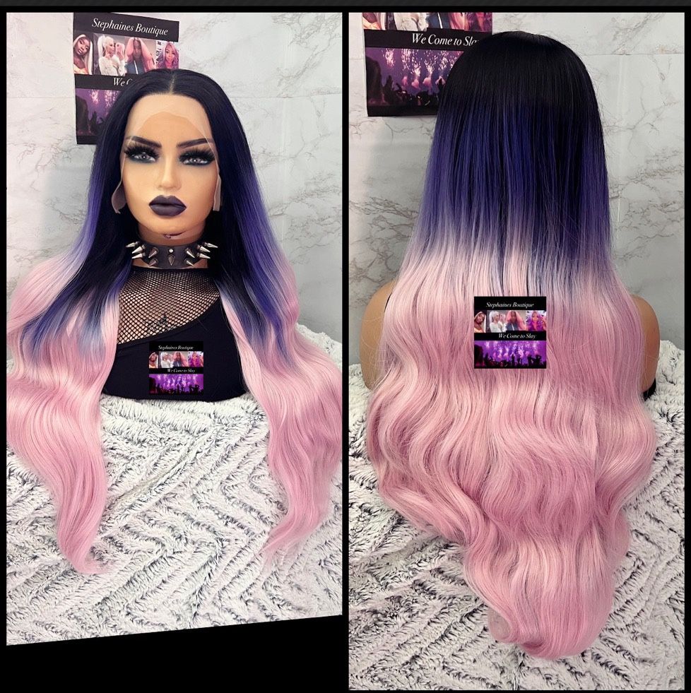 Human Hair Blended Lace Front Wig