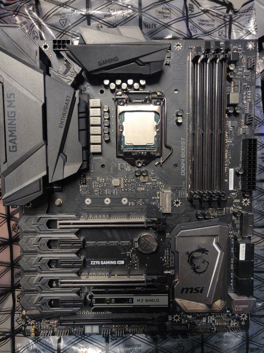Z270 Gaming M5 Motherboard w/ i7 7700k CPU