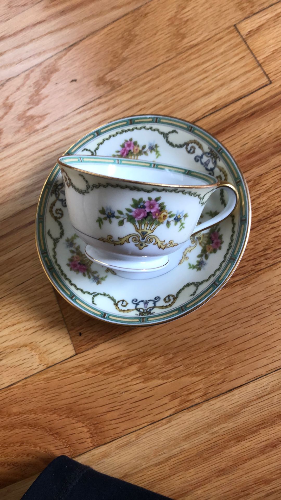 Noritake Smartnes Tea Cup And Saucer Marshal Field