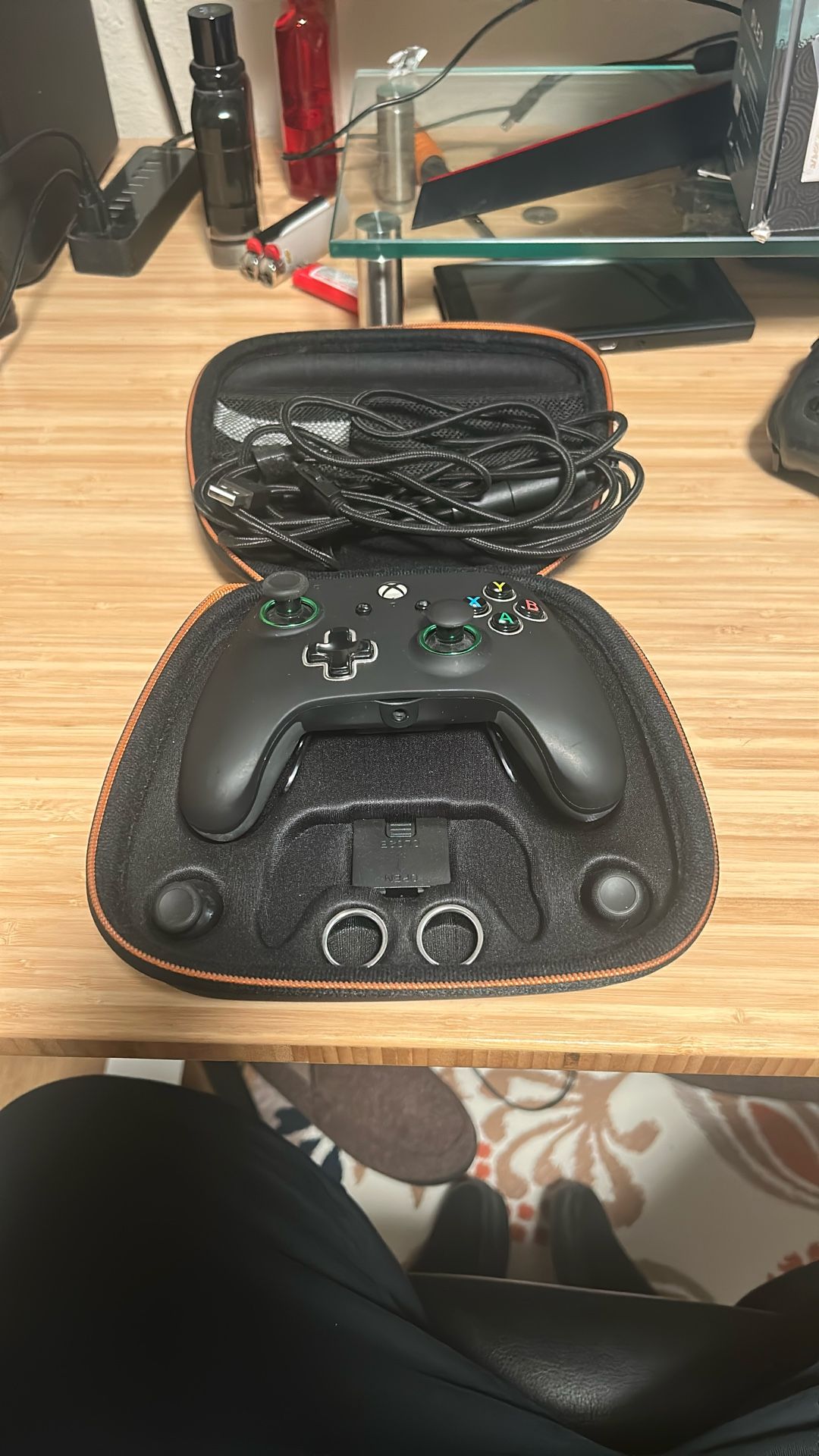 Power A “Fusion” Wired Xbox Controller W Backpaddles And Adjustable Stick, USB type A Cable 