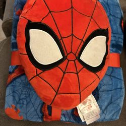 Spider-man Pillow & Plush Blanket