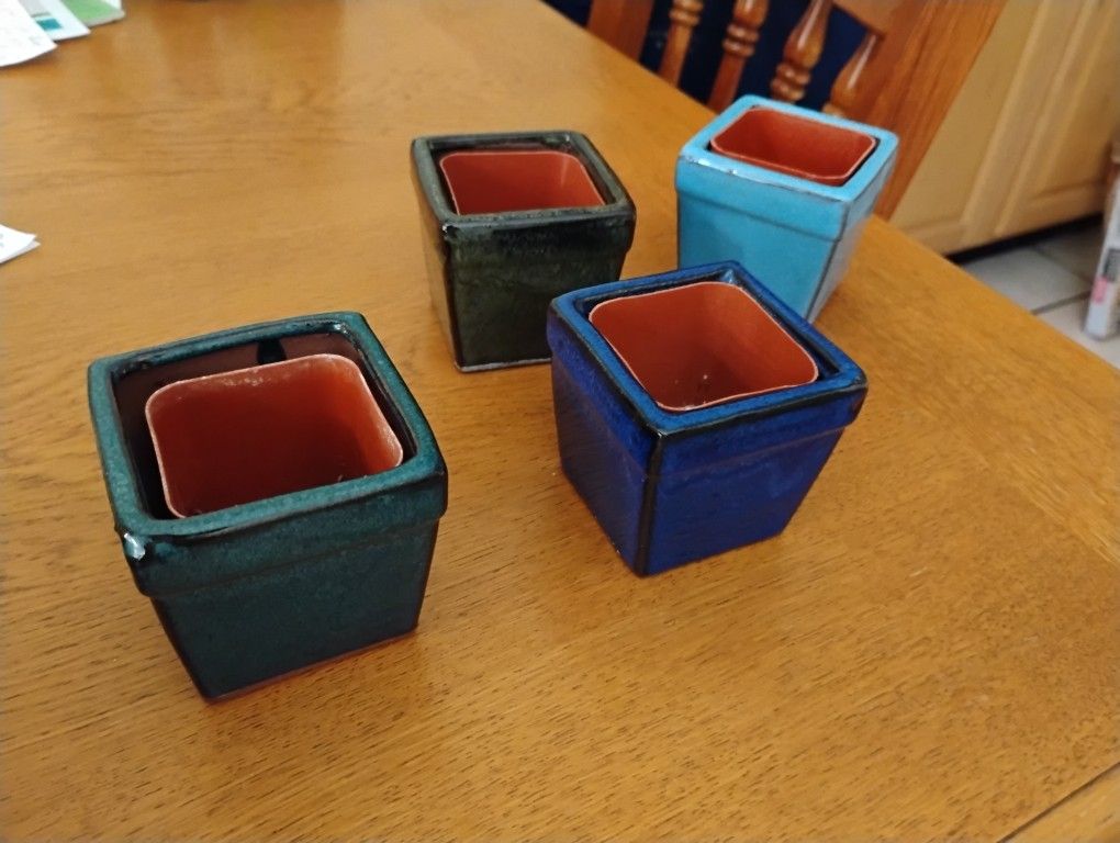 Small ceramic pots for succulents