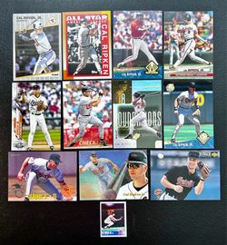 Cal Ripken Jr 12 card lot 1989 to Present