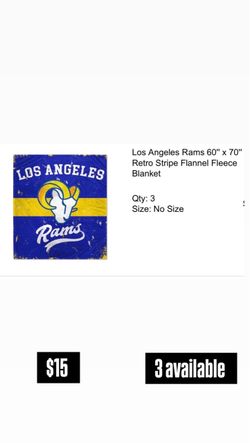 Rams Flannel Fleece Blanket