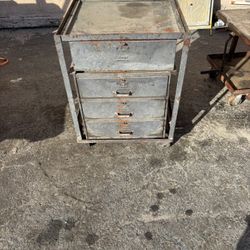 Four Drawer Rolling Table