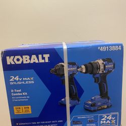 Kobalt 24-volt 2-Tool Brushless Power Tool Combo Kit