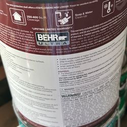 leftover paint”, “touch-up paint”, “Behr white paint”