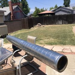 12 Inch Lined spiral Duct 10ft LONG
