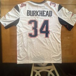 XL Burkhead Patriots Game Jersey 