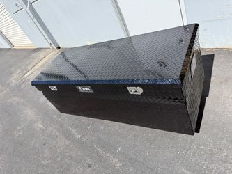UWS TBC-60-BLK Black 60" x 24" x 20" Aluminum Chest Toll Box