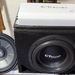 CT Sounds 1400.1d 1,800 Watt Amp With 2 12 Inch Subwoofers