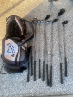 Callaway XJ Junior Golf Set - Left Handed - with Stand Bag