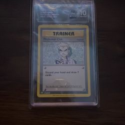 Gem Mint PSA 10 1999 Professor Oak