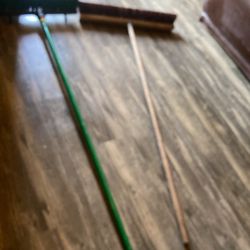 To push brooms