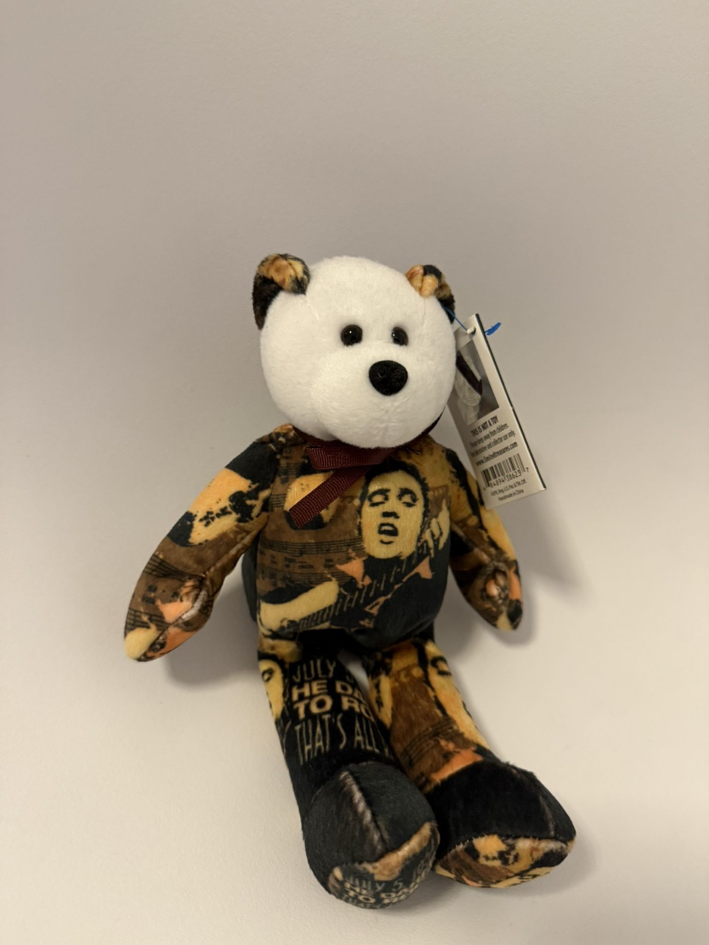 Elvis Presley 50TH Anniversary Signature Product Limited Edition Beanie Babie 03