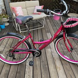 Girls 7 Speed Bike 26”