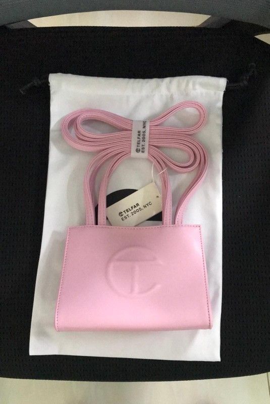 Telfar Small Shopping Bag Bubblegum Pink