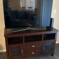 Wood TV Stand 50Lx19wx30h