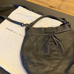 Marc By Marc Jacobs Black Leather Hobo / Shoulder Bag