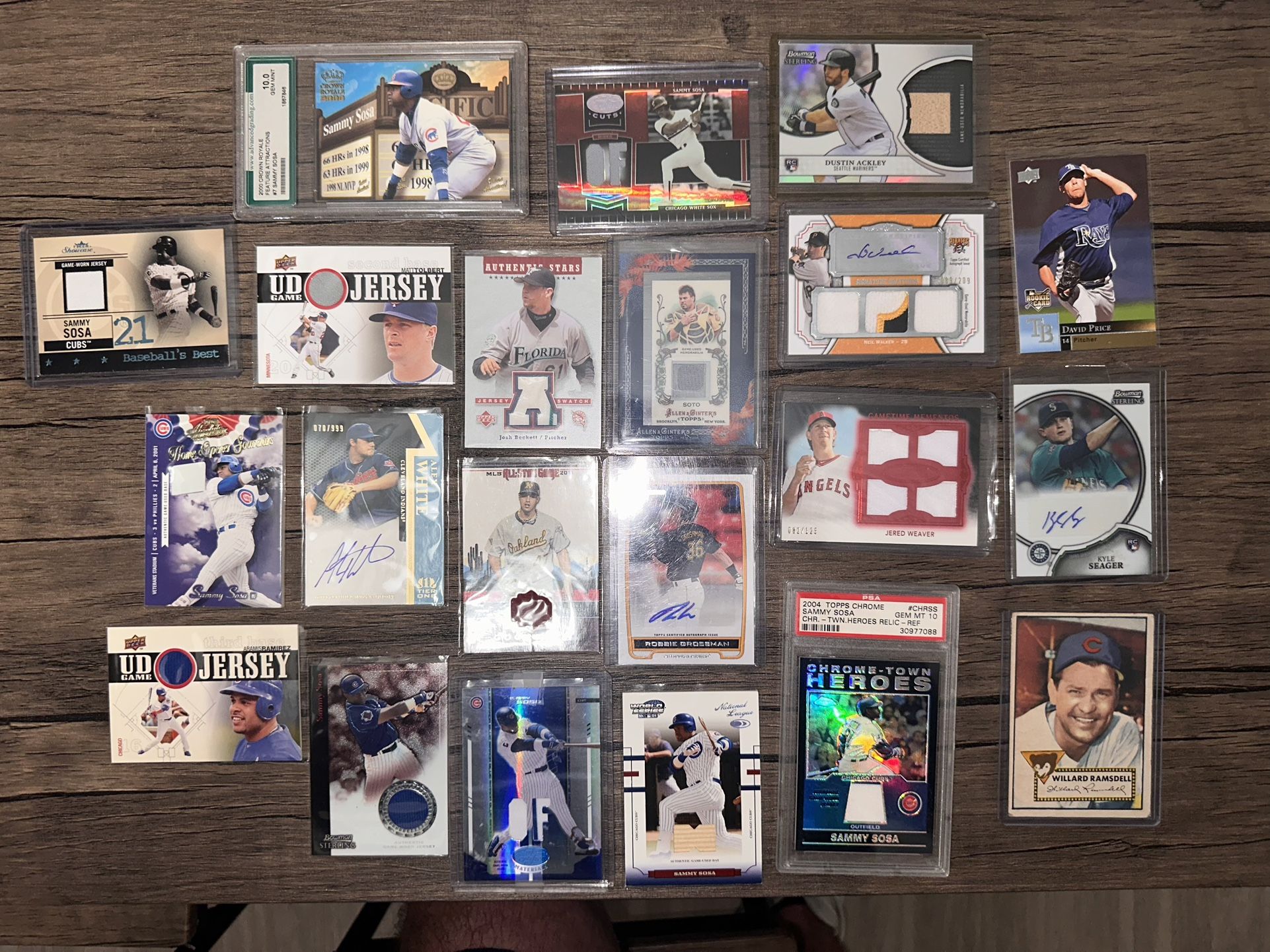 Assorted Baseball Cards - GU/ Auto/ RC/ PSA 10/ Etc.