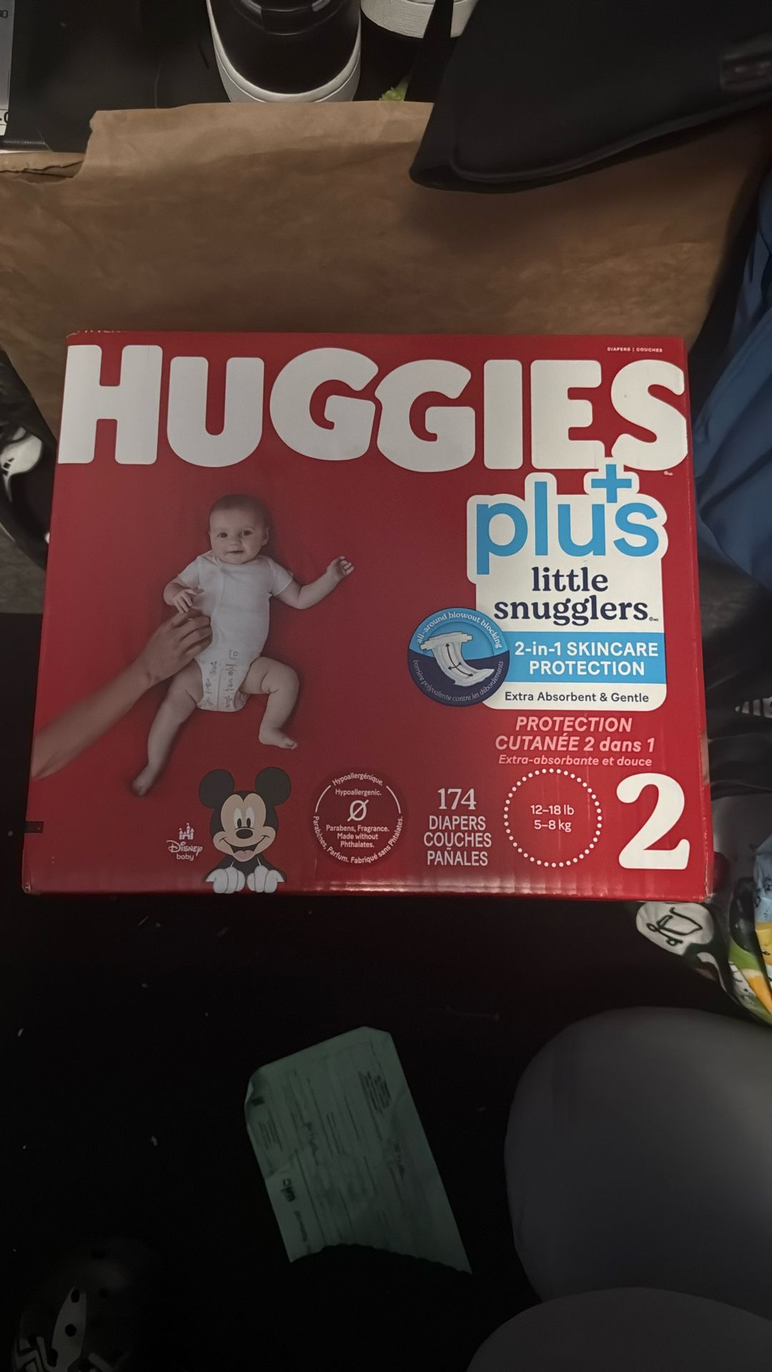 Huggies plus Size 2 174 Diapers