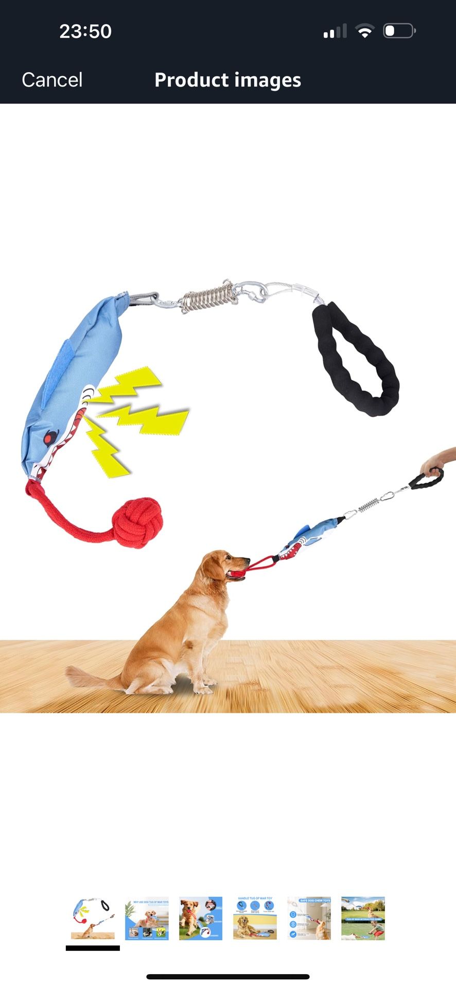 Brand New Dog tug of war Toy with Handle, Dog Toy with Squeak, Interactive tug of war Toy for Indoor and Outdoor Dogs, Suitable