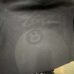 stussy 8 Ball Designer Hoodie All Back
