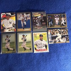 Derek Jeter Baseball Cards Yankees