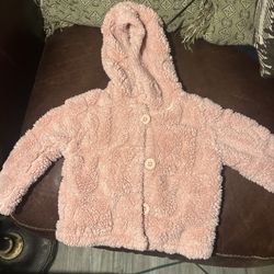 Pink Soft Button Down lightweight jacket