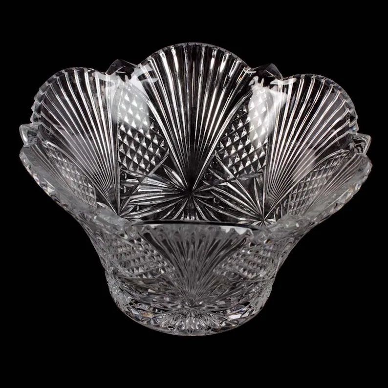 Imperial Crystal Bowl Centerpiece